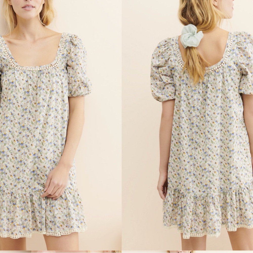 Urban outfitters dainty angel prairie dress size s